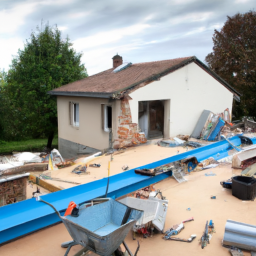 Extension de maison avec véranda-salle à manger Chateaudun